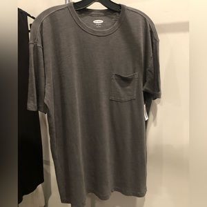 (✌🏽 for $24) Charcoal grey short sleeve crew neck pocket tee